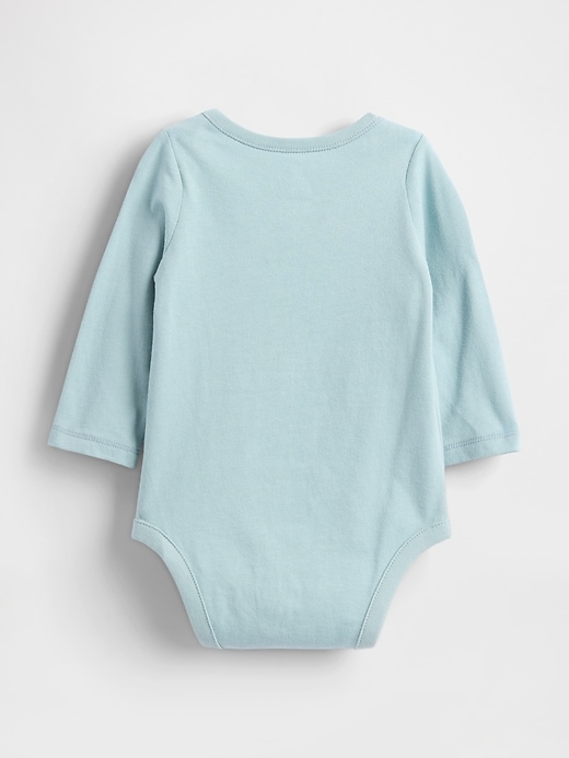 body en coton bio imprimé « premiers coups de cœur de bébé »