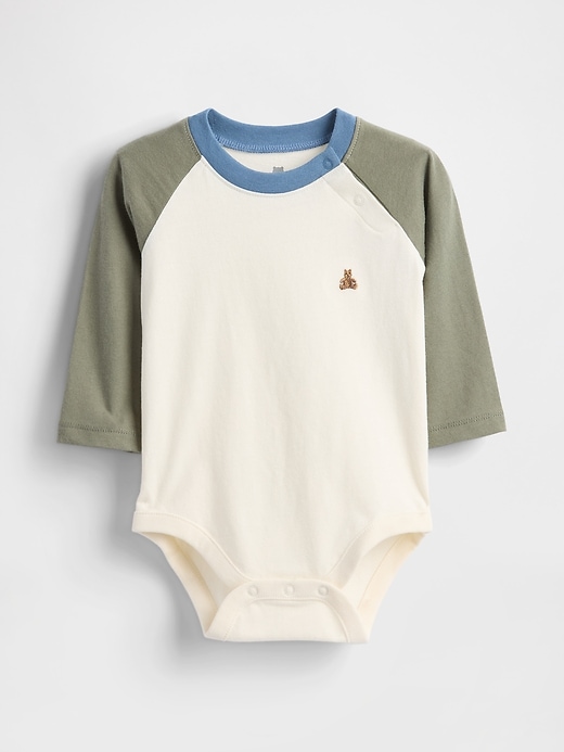 body raglan en coton bio « premiers coups de cœur de bébé »