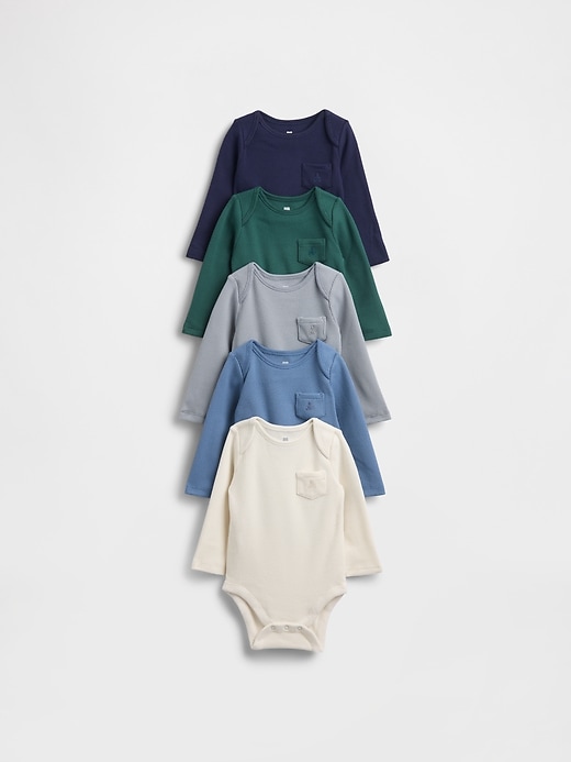 body baby first favorites softspun à poche gaufrée lot de 5