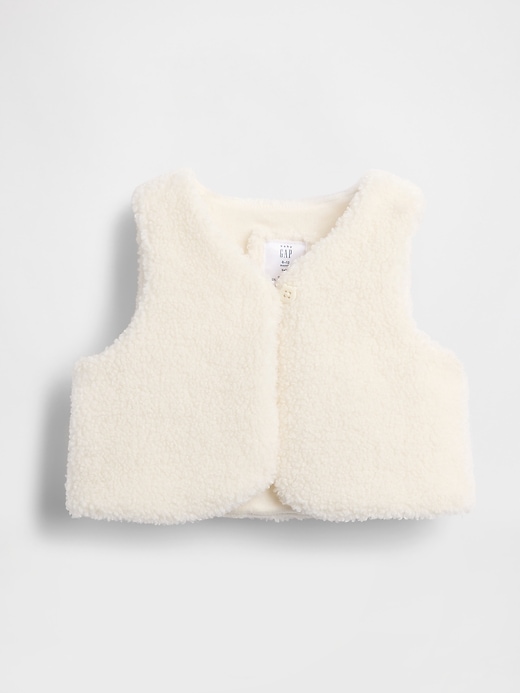 gilet en sherpa pour bébé