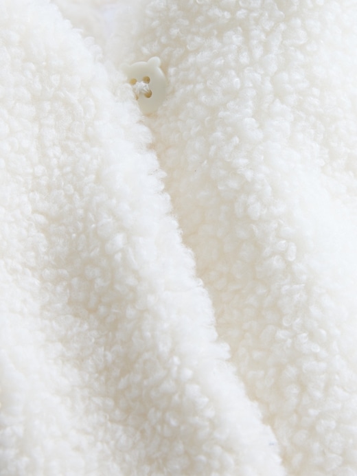 gilet en sherpa pour bébé