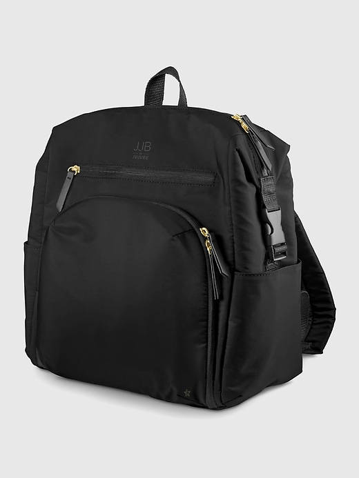 sac à dos à langer moderne jujube