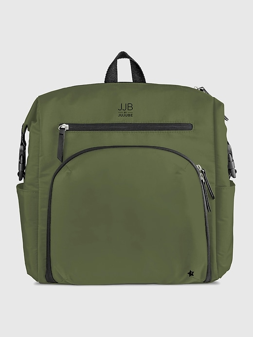 sac à dos à langer moderne jujube
