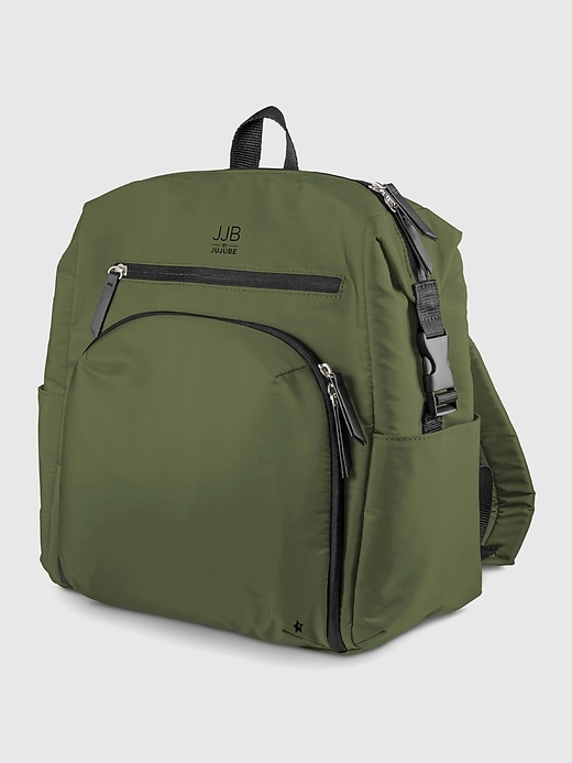 sac à dos à langer moderne jujube