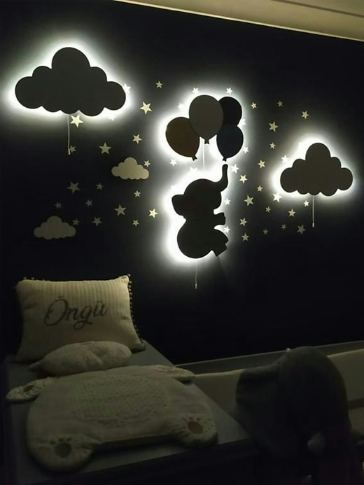 applique murale lumidreams Éléphant