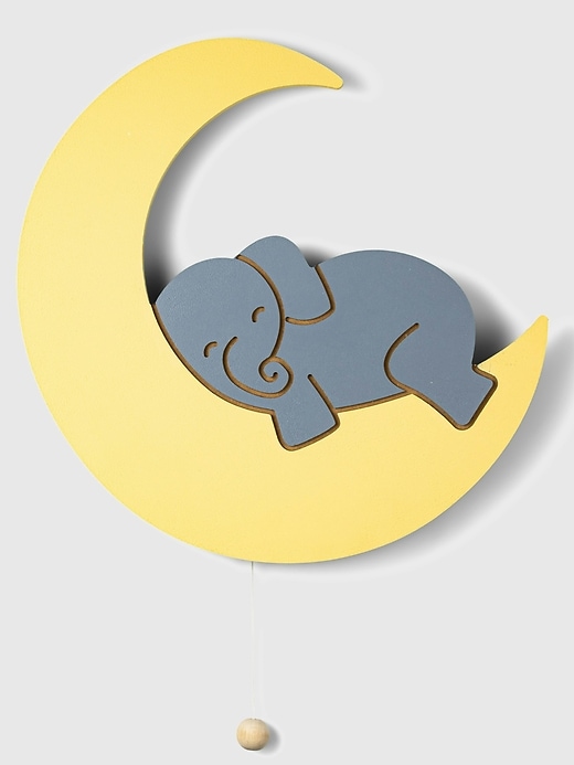 applique murale lumidreams Éléphant sur la lune
