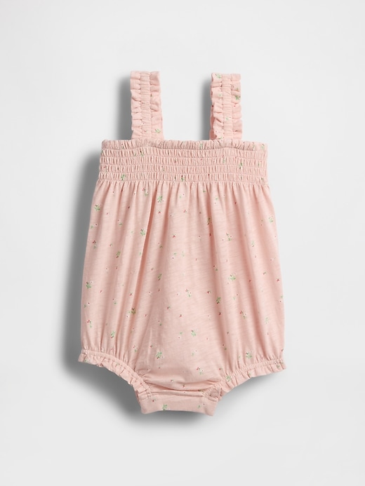 combinaison courte à smocks pour bébé