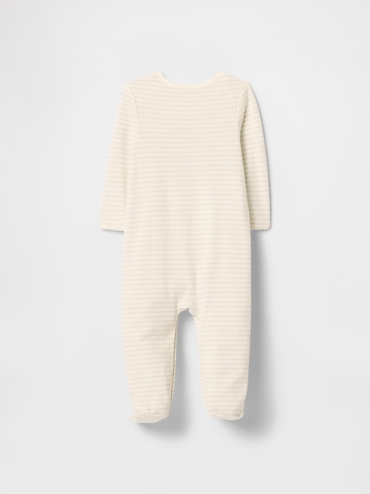 combinaison bébé first favorites en soie supima avec pieds
