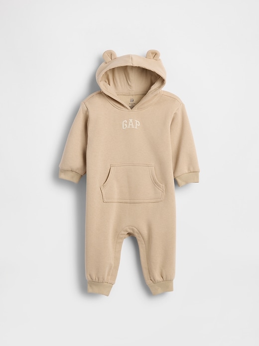 combinaison bébé vintagesoft à capuche avec logo