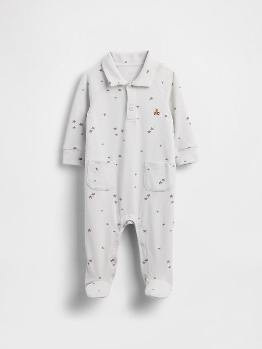 combinaison polo bébé softspun à pieds