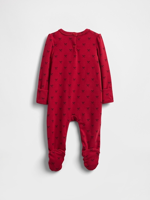 combinaison bébé softspun à poche nœud papillon