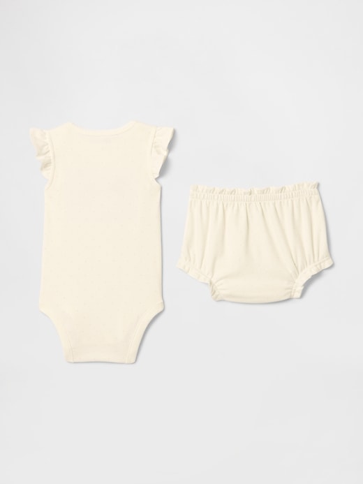 ensemble body ours en soie supima pour bébé