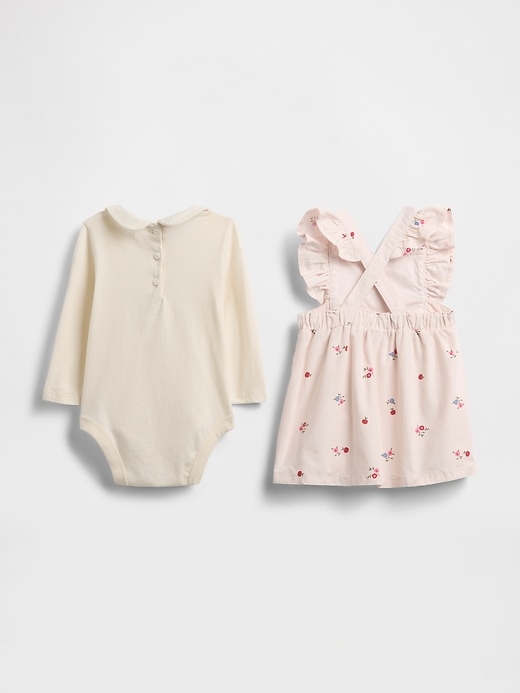 ensemble bébé en velours côtelé