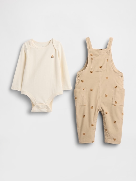 ensemble bébé en velours côtelé