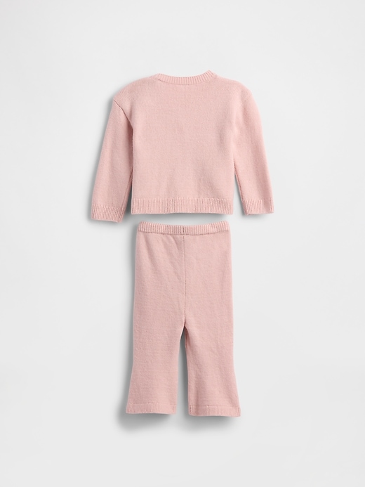 ensemble gilet-pull baby cashsoft à poche ours