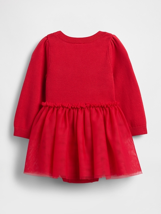 ensemble robe-body en tulle pour bébé