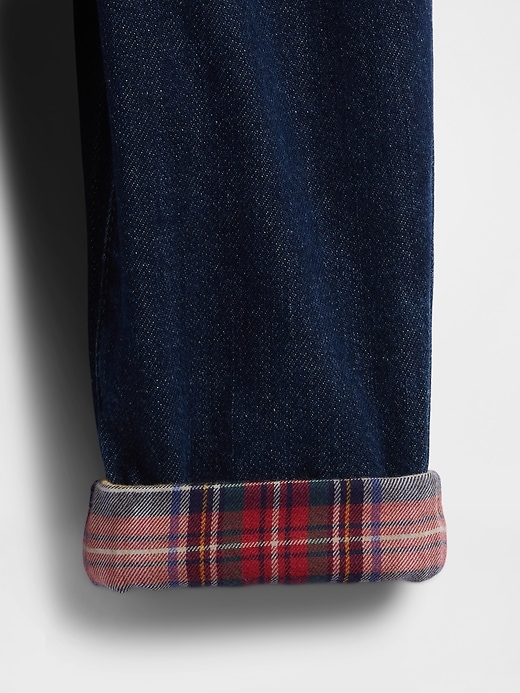 ensemble bébé en flanelle et denim