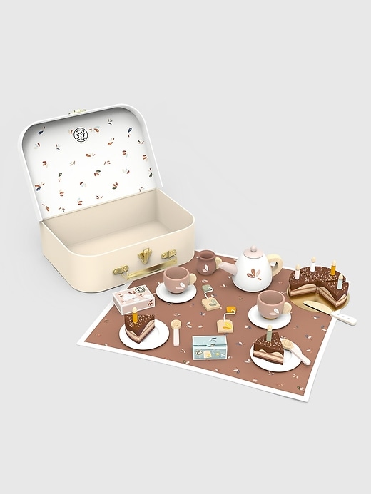 service à thé danniversaire pour tout-petit