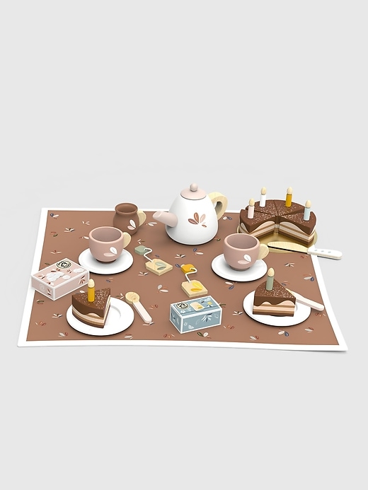 service à thé danniversaire pour tout-petit