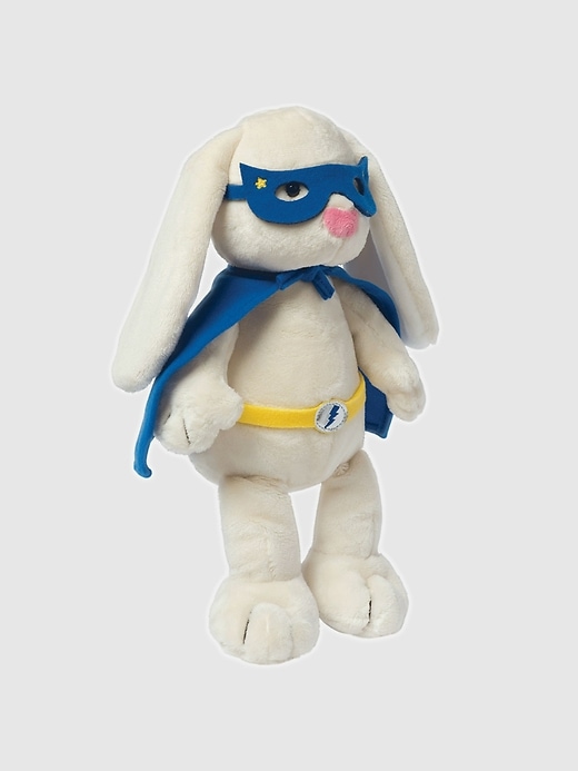 peluche lapin super-héros