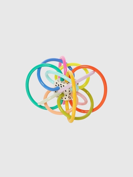 hochet et anneau de dentition sensoriel winkel colorpop