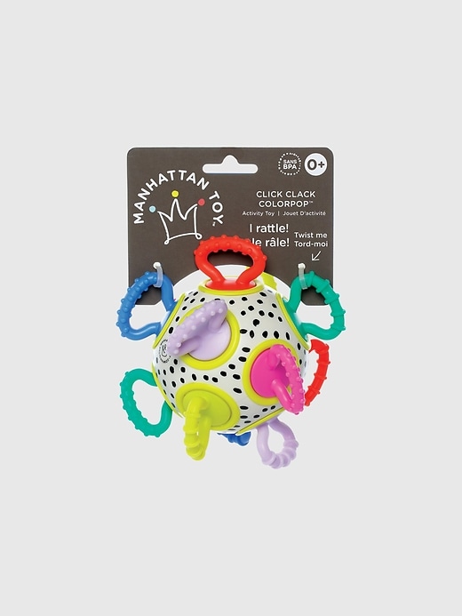 jouet déveil click clack colorpop pour bébé