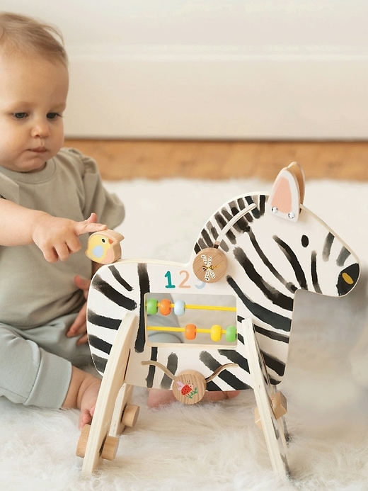 jouet dactivité zèbre safari