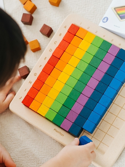 ensemble de 100 cubes à compter pour développer les compétences mathématiques