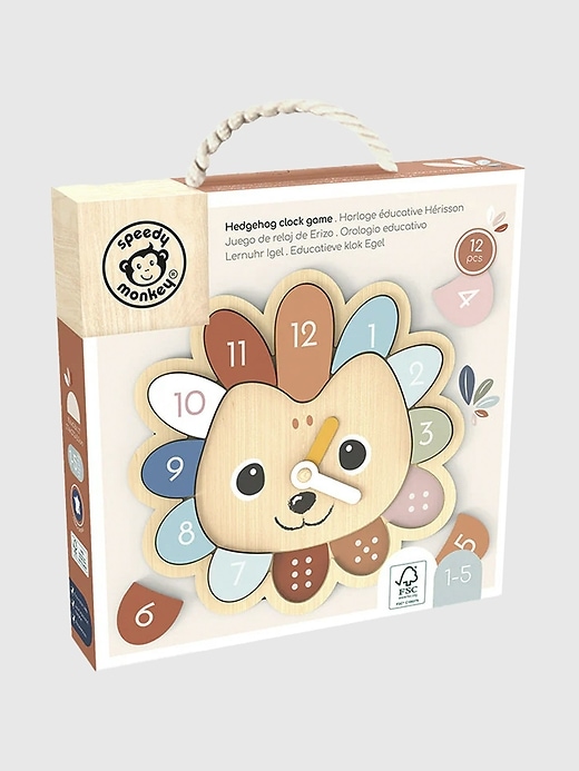 jeu dhorloge hérisson pour tout-petits