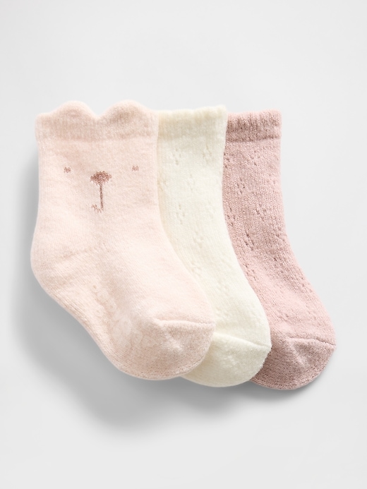 chaussettes baby cashsoft crew paquet de 3