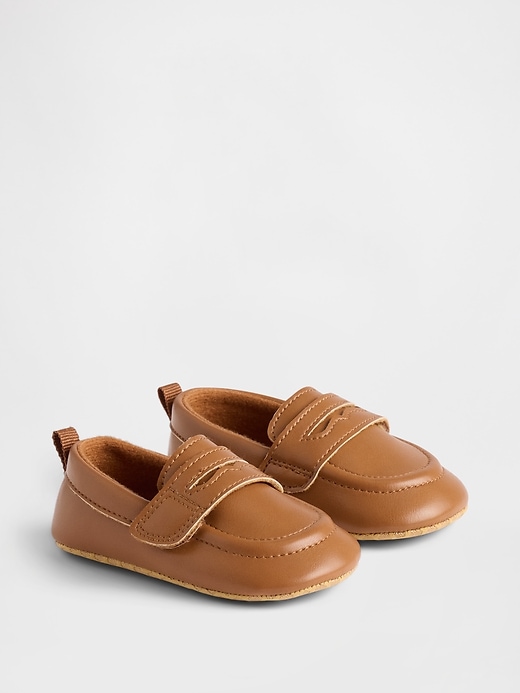 mocassins en cuir végétalien pour bébé