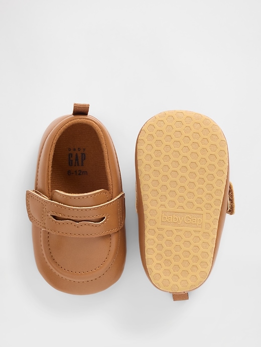 mocassins en cuir végétalien pour bébé
