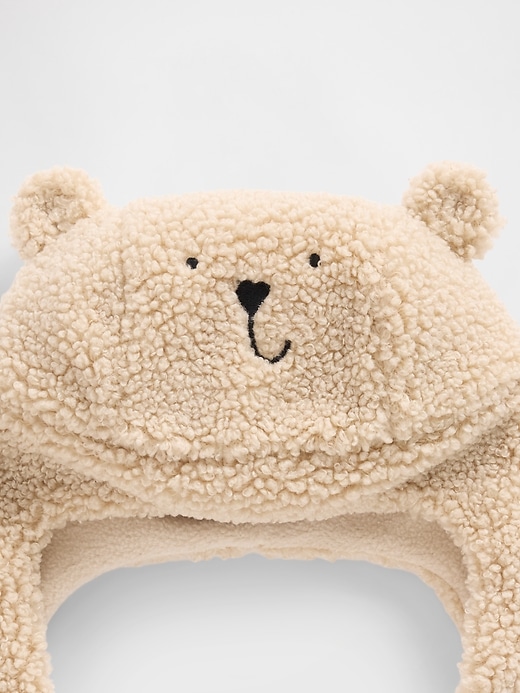 ensemble bonnet et moufles baby sherpa brannan bear
