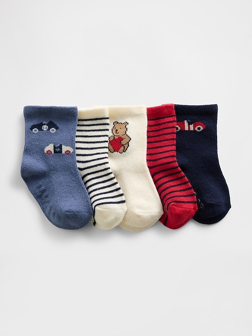 chaussettes bébé montantes paquet de 5