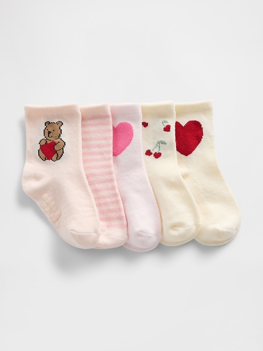 chaussettes bébé montantes paquet de 5