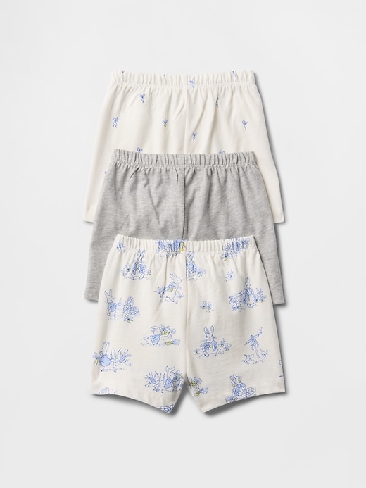 short en coton biologique baby peter rabbit first favorites paquet de 3