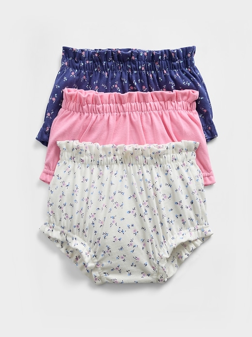 short à volants en coton biologique baby first favorites lot de 3