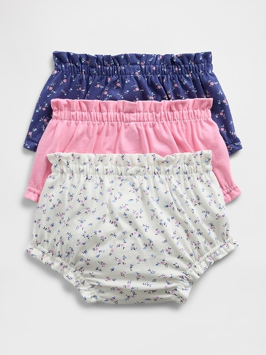short à volants en coton biologique baby first favorites lot de 3