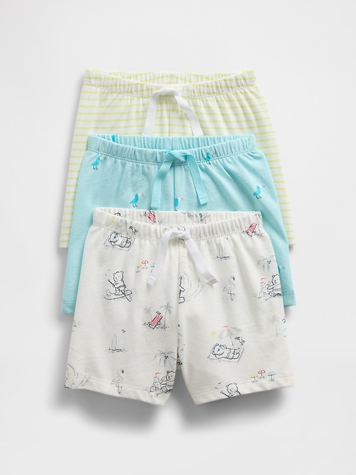 short à volants en coton biologique baby first favorites lot de 3