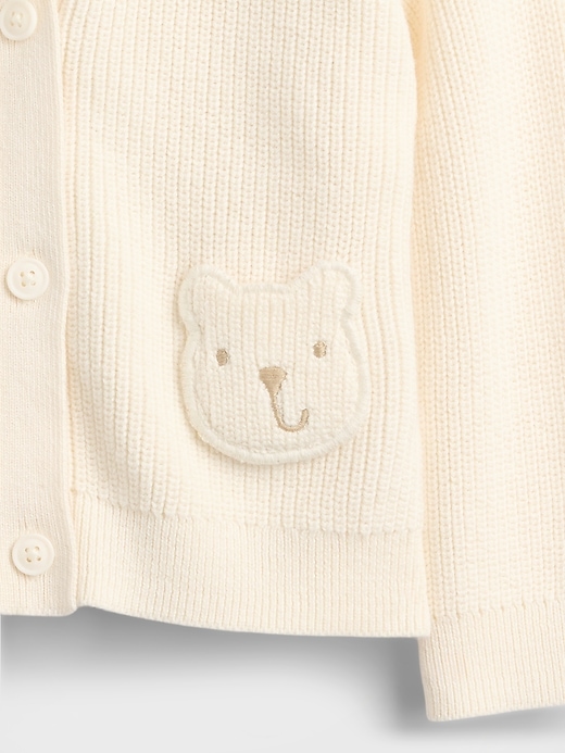 gilet à poches pour bébé ours
