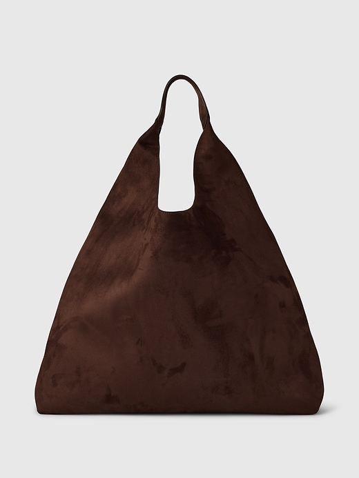 sac cabas souple en daim végétalien