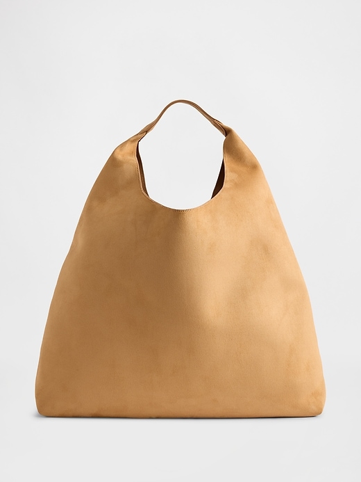 sac cabas souple en daim végétalien