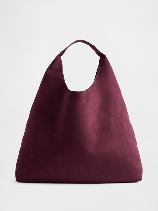 sac cabas souple en daim végétalien
