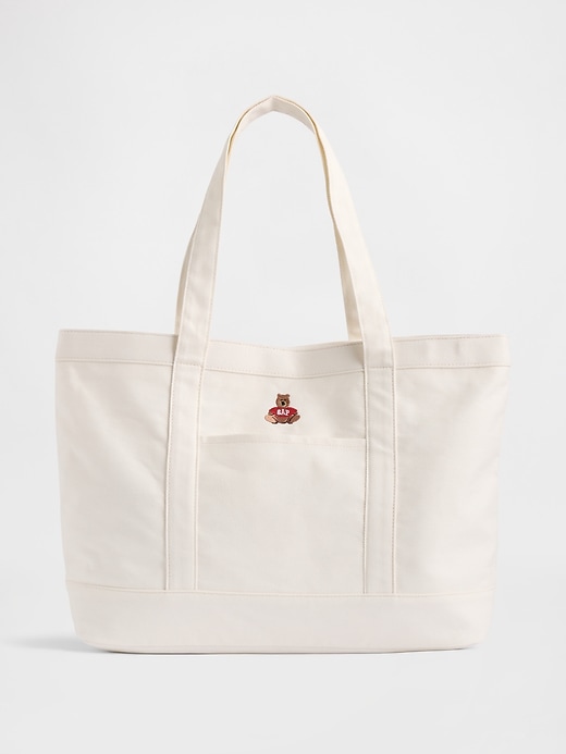 sac fourre-tout en denim avec logo brannan bear