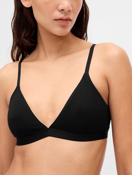 soutien-gorge triangle en coton stretch biologique
