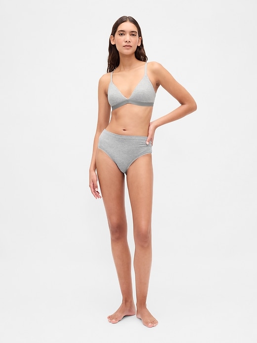 soutien-gorge triangle en coton stretch biologique