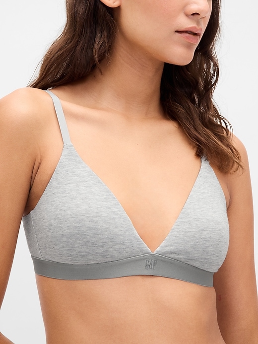 soutien-gorge triangle en coton stretch biologique