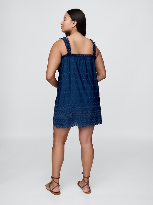 robe courte à œillets gap × dÔen