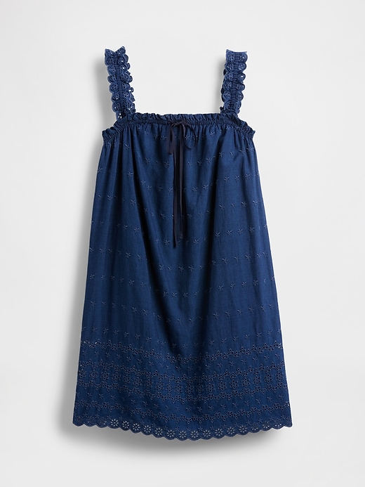 robe courte à œillets gap × dÔen