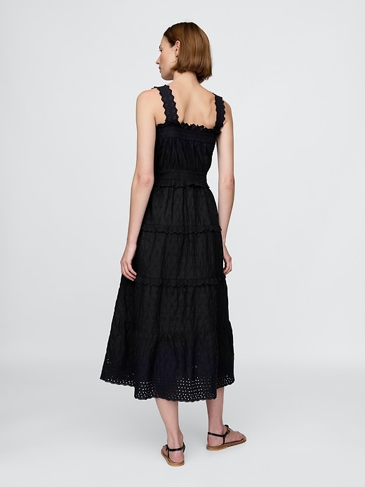 robe midi à œillets gap × dÔen